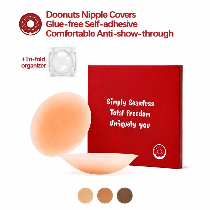 Nipple Cover Pasties - DOONUTS BODY Бесшовные медицинские силиконовые накладки: